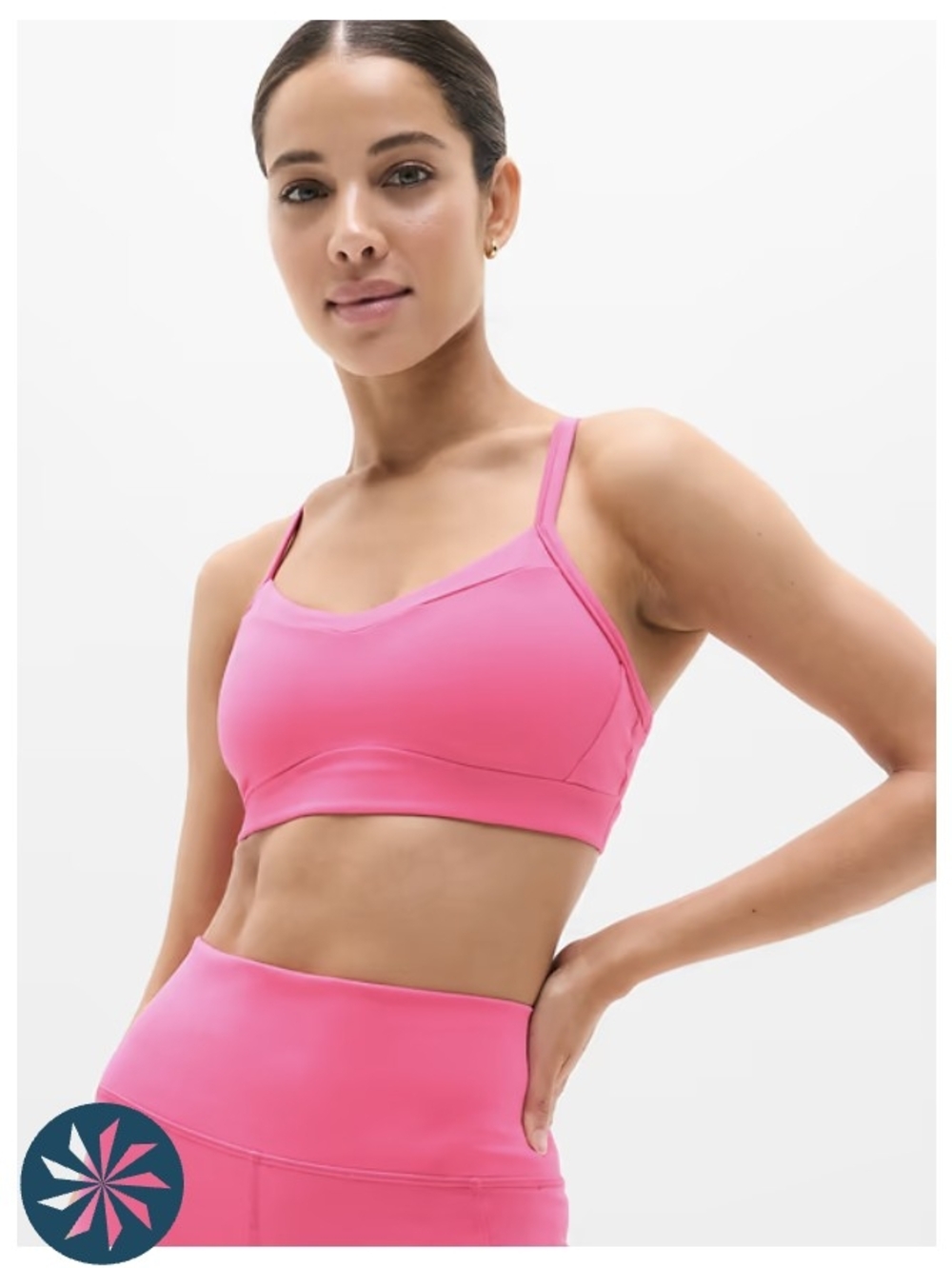 Athleta Vital Sports Bra - Cerise - Sz S